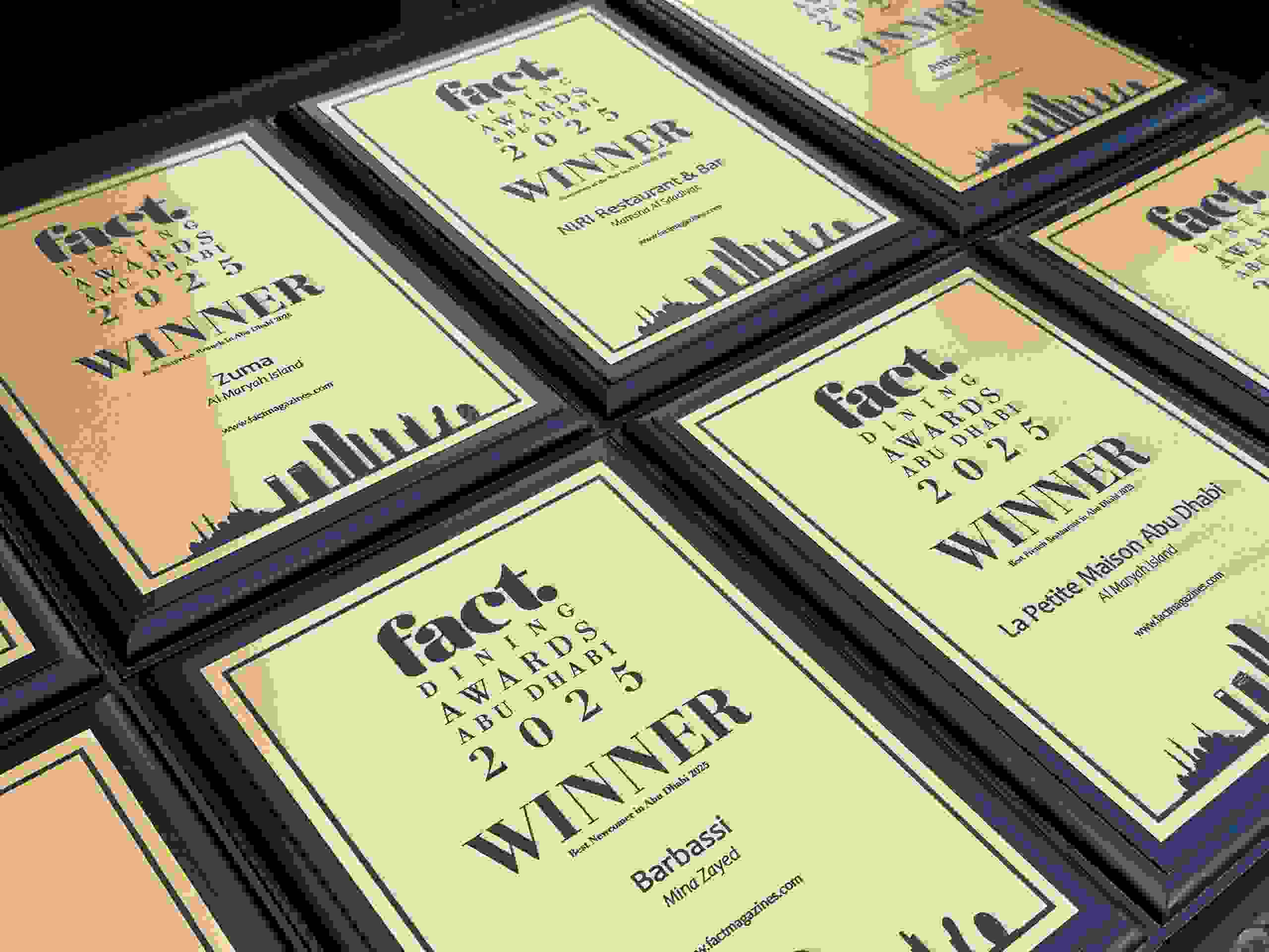 Winners Revealed: FACT Dining Awards Abu Dhabi 2025 -image